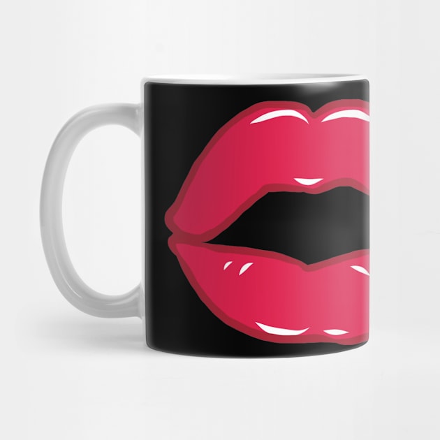 Full lips girlie lips kissing mouth red mouth lip by KK-Royal